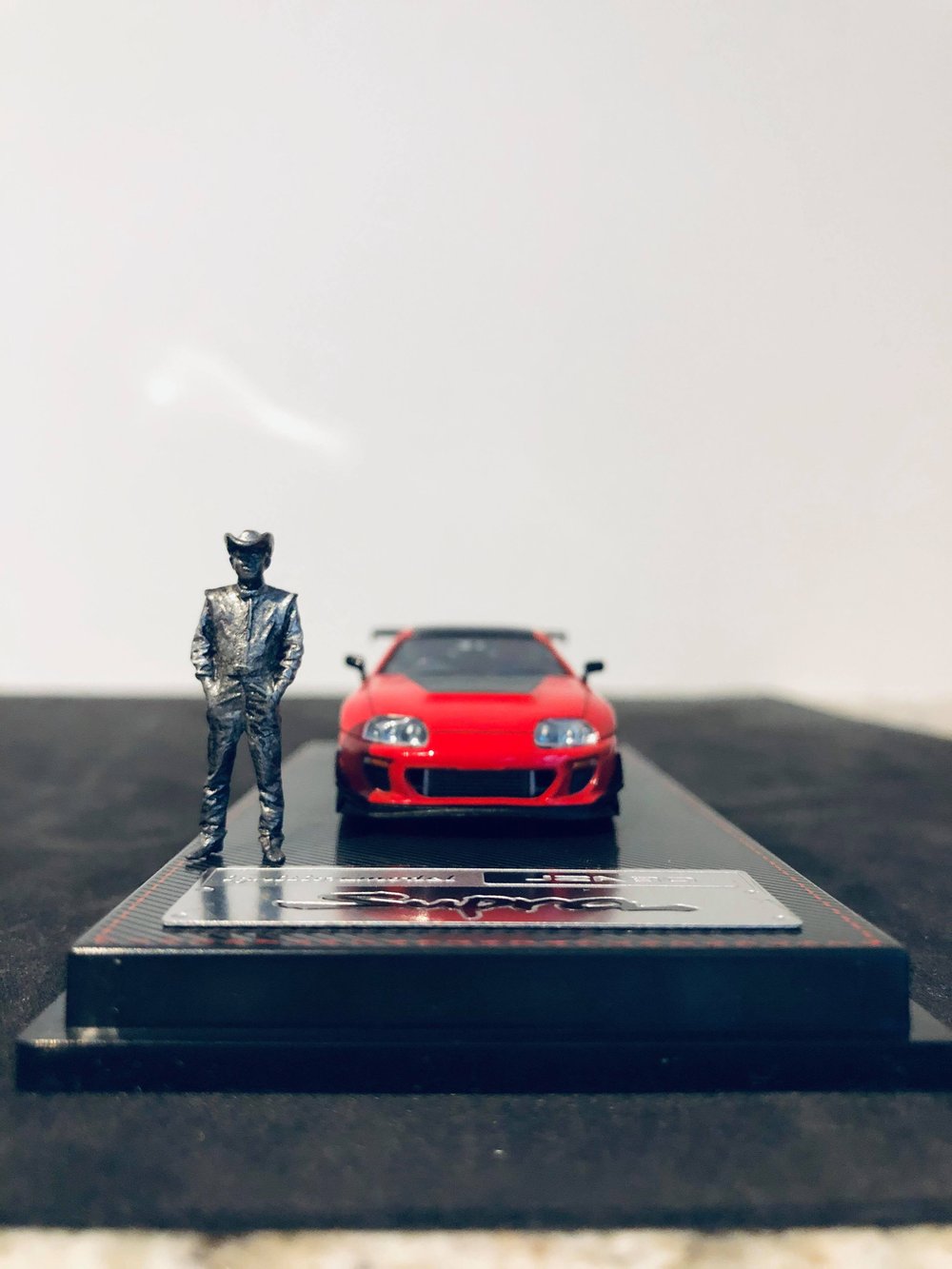 Image of 1/64 IGNITION MODEL TOYOTA SUPRA (JZA80) RZ Red With Mr. Orido