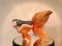 Image 1 of Goldfish Mermaid Original Sculpture - Wisdom