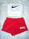 small red shorts basic set