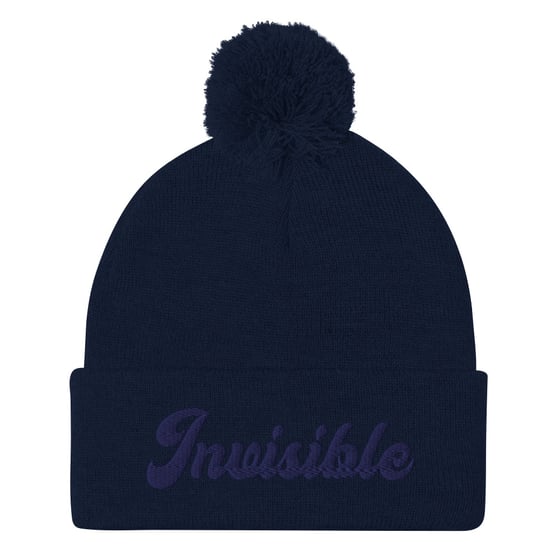 Image of INVISIBLE BEANIE - NAVY BLUE