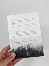 Image 4 of "Heart" - Our original wood tree ring block art print on recycled paper.