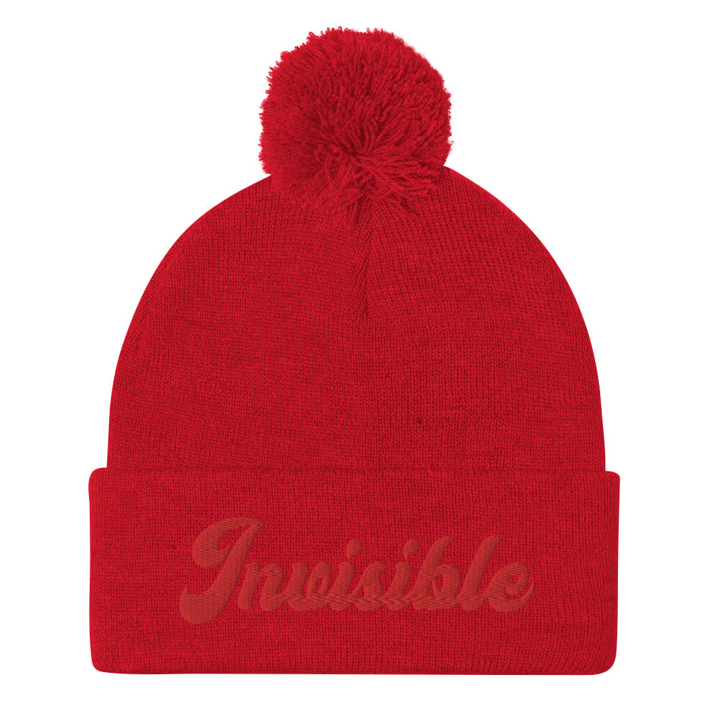 Image of INIVISIBLE BEANIE - RED