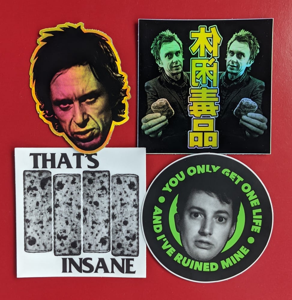 Image of PEEP SHOW STICKER PACK #1