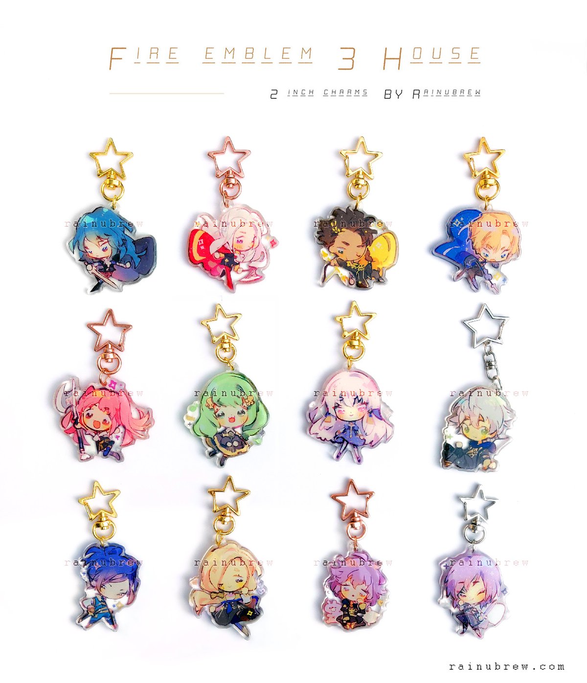 Image of FE3H | 2 inch charms