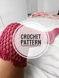 Crochet Thigh High Socks Pattern Easy Version