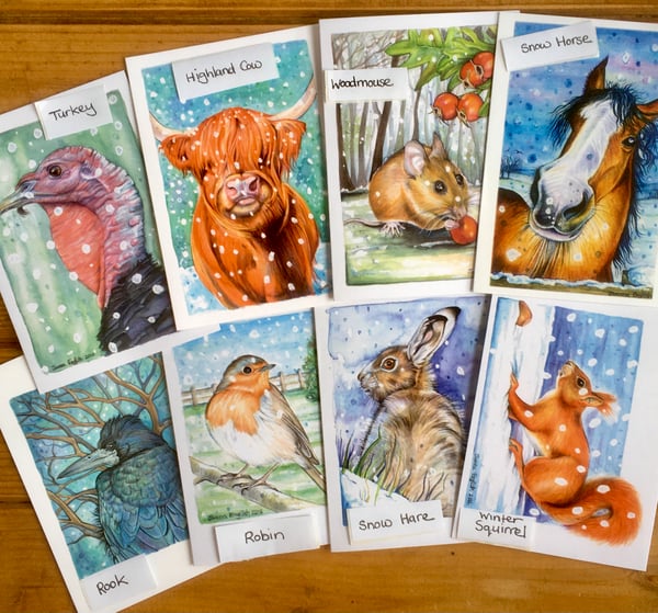 Image of Christmas Cards from Dormouse Gallery