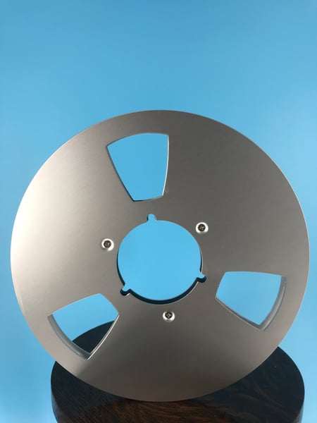 New Analog Audio 10.5inch X Inch Metal Tape Reel - Hub Open Reel Audio  Aluminum Takeup Reel (silve