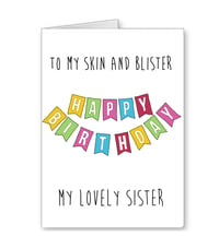 Image 2 of Skin & Blister - Birthday Card Sister