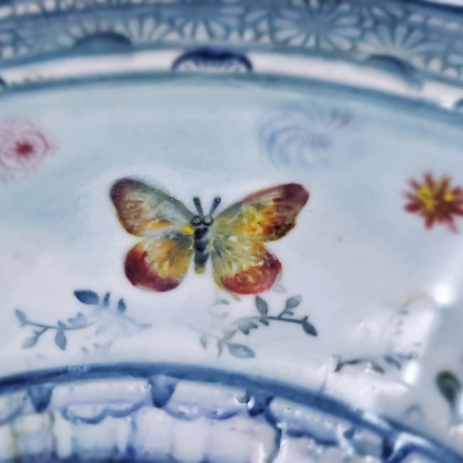 Small Garden Porcelain Platter