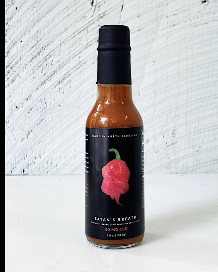 Image of Satan’s Breath CBD Hot sauce 