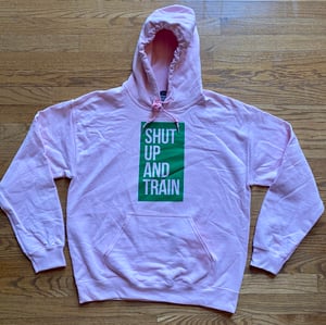 Image of  “The Presidential”  Women’s Shut Up and Train soft Pink/Green 