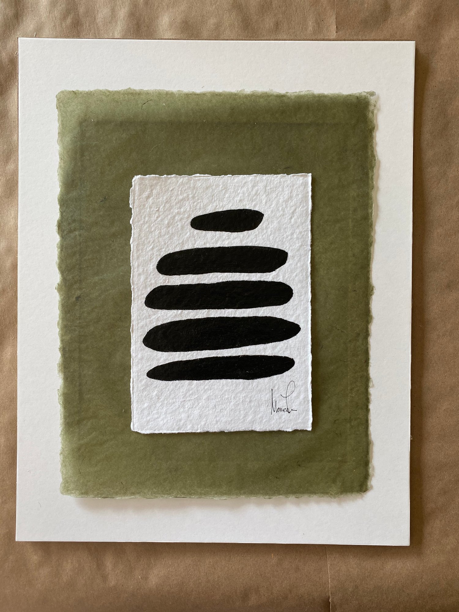 Image of ML Art Handmade Paper on Vellum Paper  (color options)