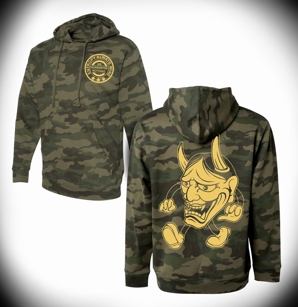  LIMITED QUANTITIES LEFT! Hannya Camo Hoodie