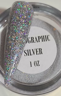 ACRYLIC - Holographic Silver (1oz)