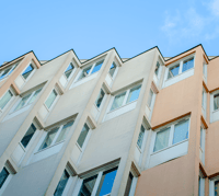 Pastel Apartments (FRAMED)