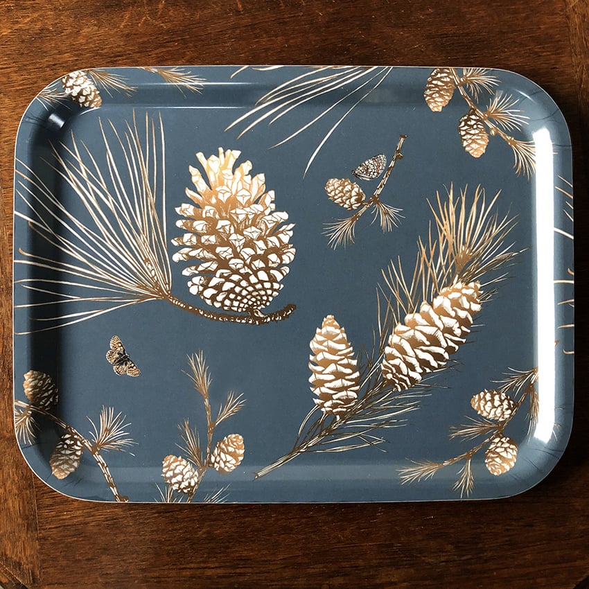 Image of Pine cone tray 36 x 28 cms