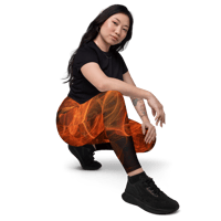 Image 2 of Leggings with pockets (Solar Flare)