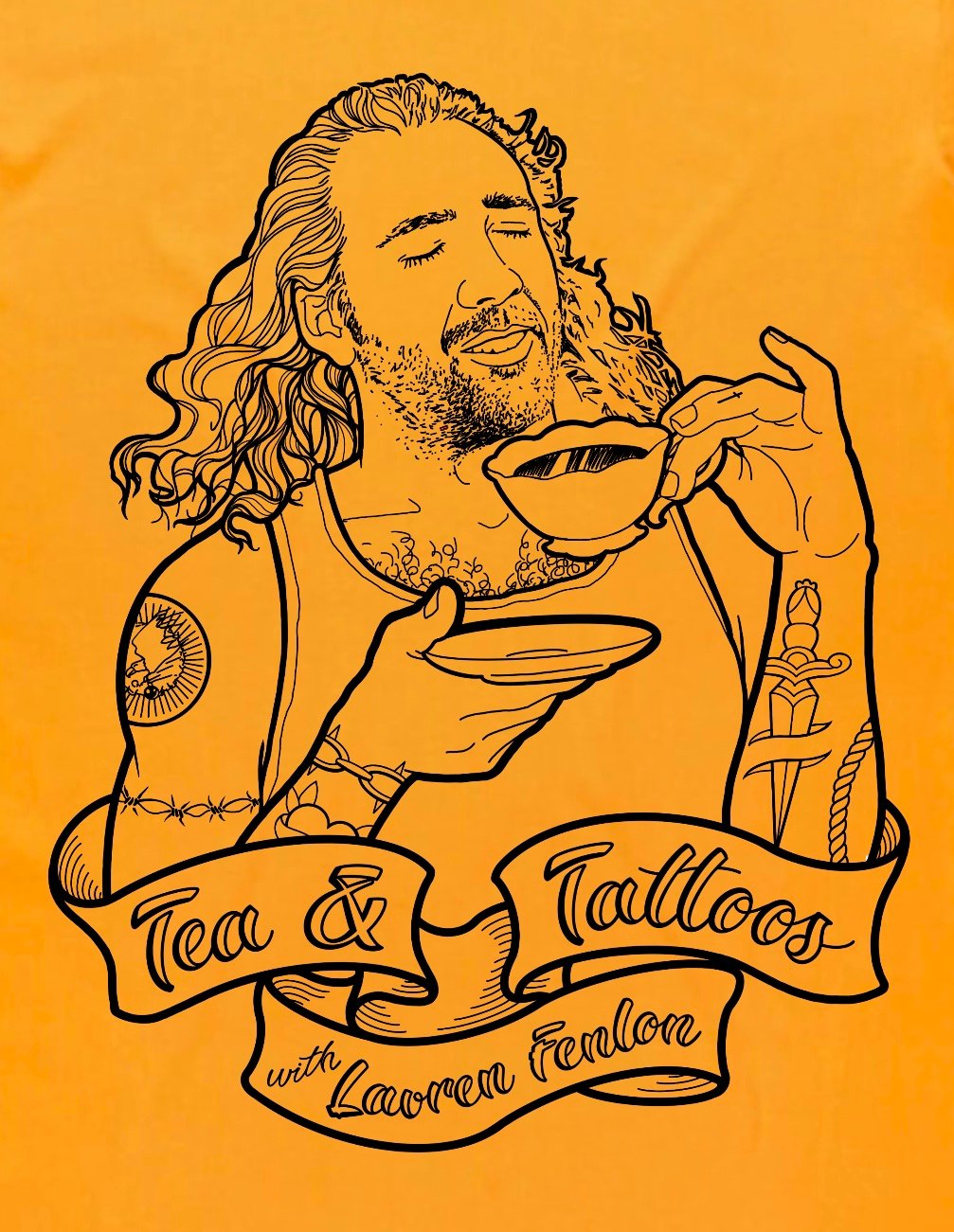 Image of “Cup Of Cage” t-shirt 