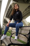 PH Womens Cropped Hoodie