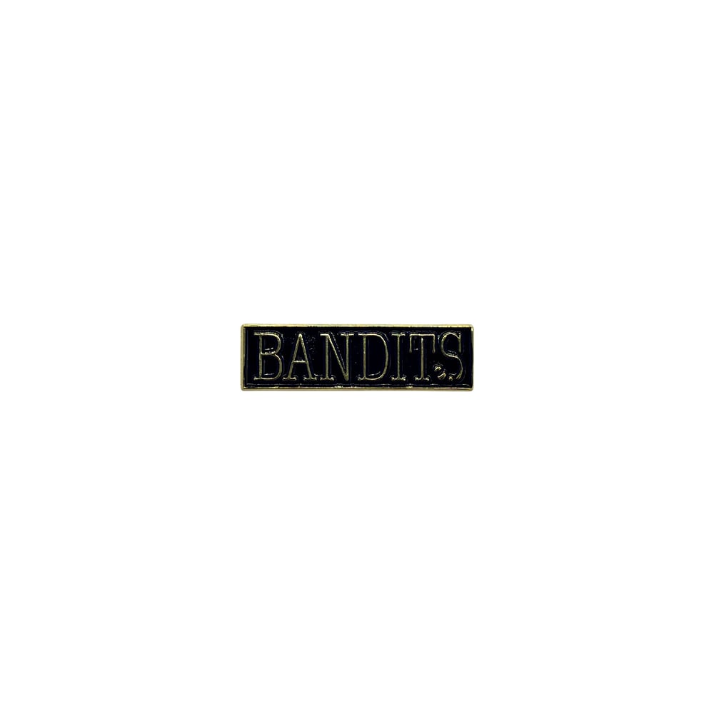 Image of BANDITS BAR STAPLE LOGO PIN