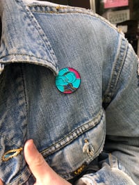 Image 2 of Strapped Enamel Pin