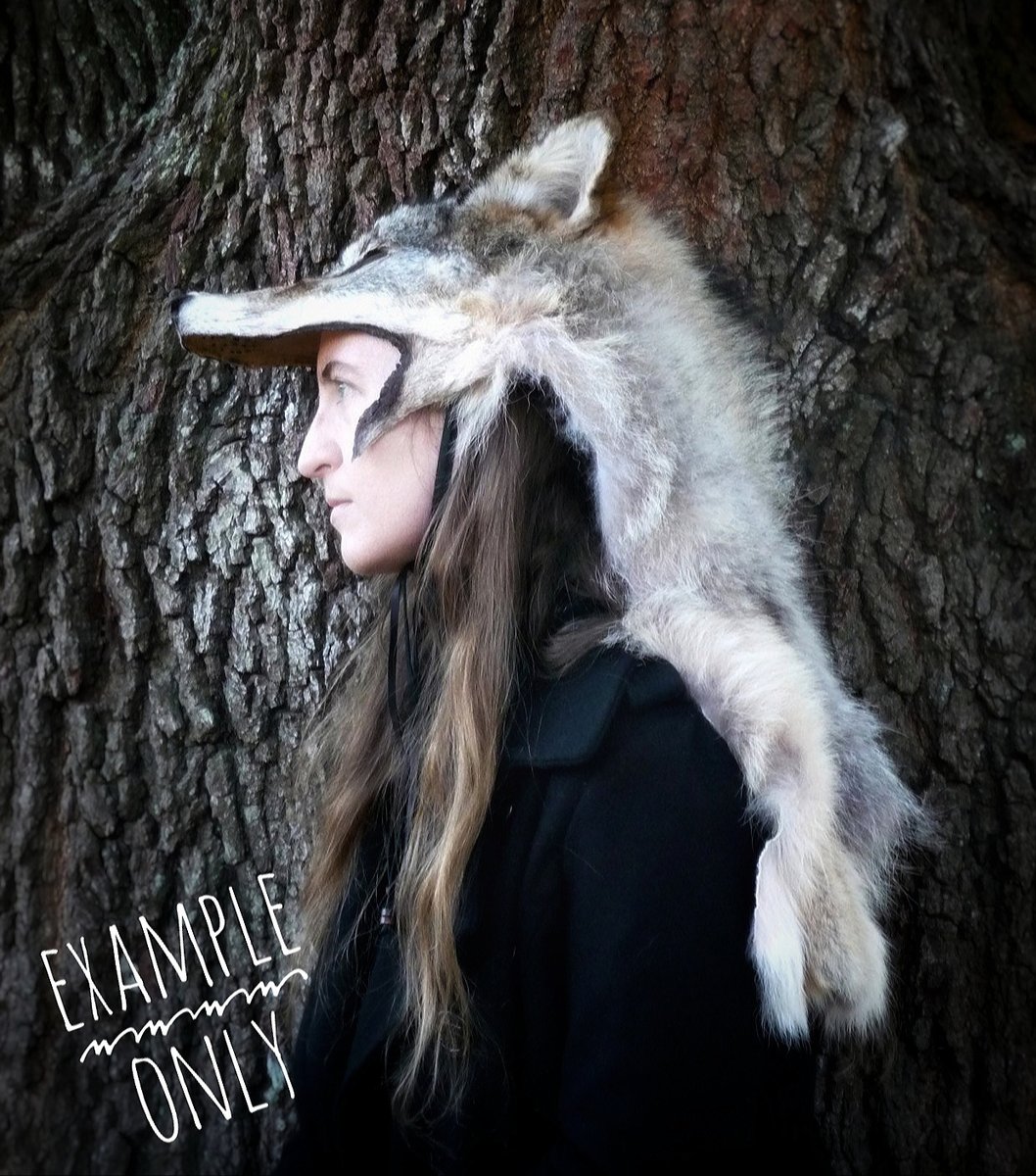 Wolf Cape Headdress Commission | Wild Hearted One