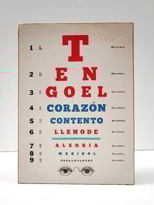 Image of Agudeza visual. Marisol.