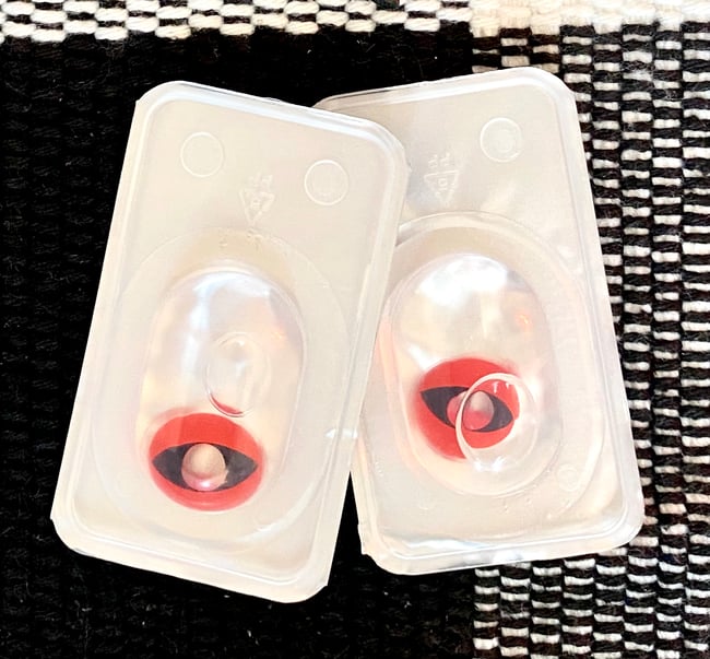 FreshTone Halloween Red Cat Eye