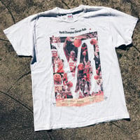 Original 1998 Chicago Bulls “Front Page” Championship Tee.