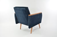 Image 2 of Fauteuils carrés Matisse bleu