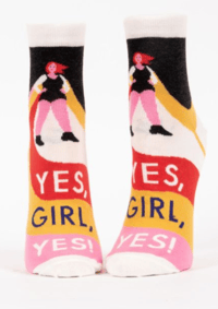 Image 1 of Yes, Girl, Yes Ankle Socks