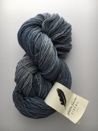 Fine Merino and Silk Fingering Weight (Silver and Gunmetal)