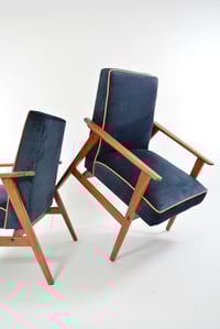 Image 4 of Fauteuil FOX bleu nuit