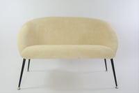 Image 4 of Banquette coquille ronde ivoire