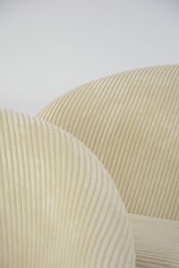 Image 5 of Banquette coquille ronde ivoire