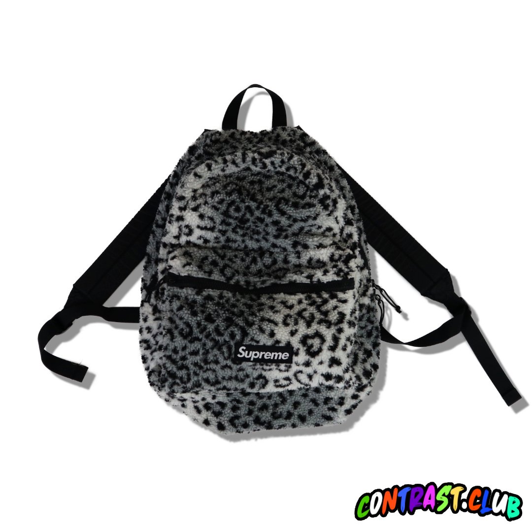 supreme leopard bag