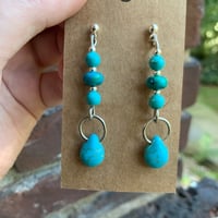 "Aegir" Turquoise Earrings