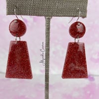 Earrings red