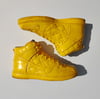 Nike Dunk High Supreme Quilted Patent Olympic Pack - Yellow