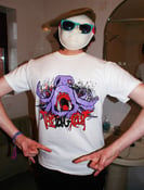 Image of THE LONG COUNT - One Eyed Monster Tee (White)