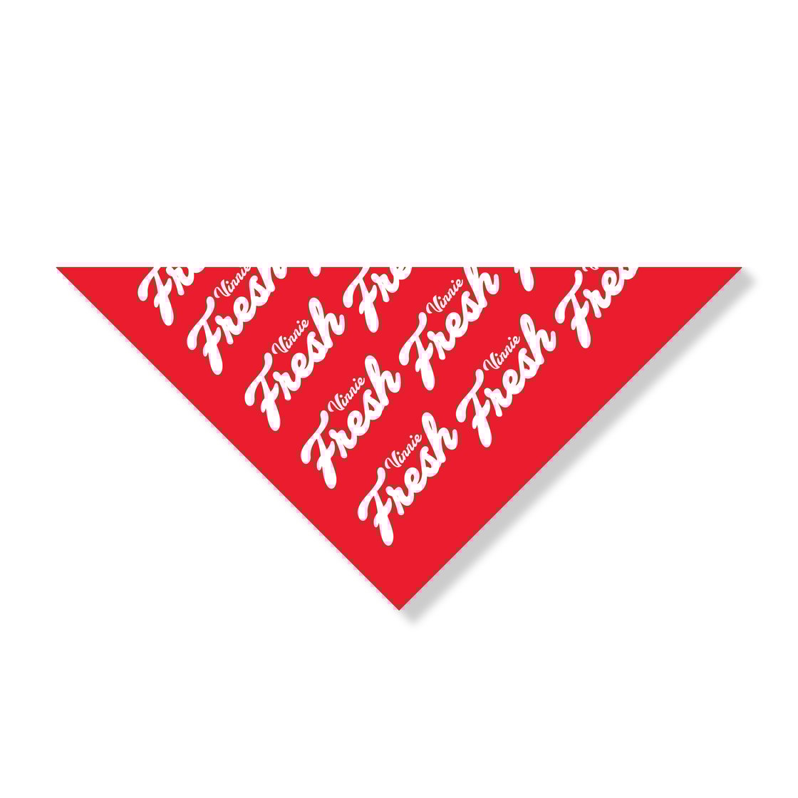 Image of Vinnie Fresh Bandana - Red & White