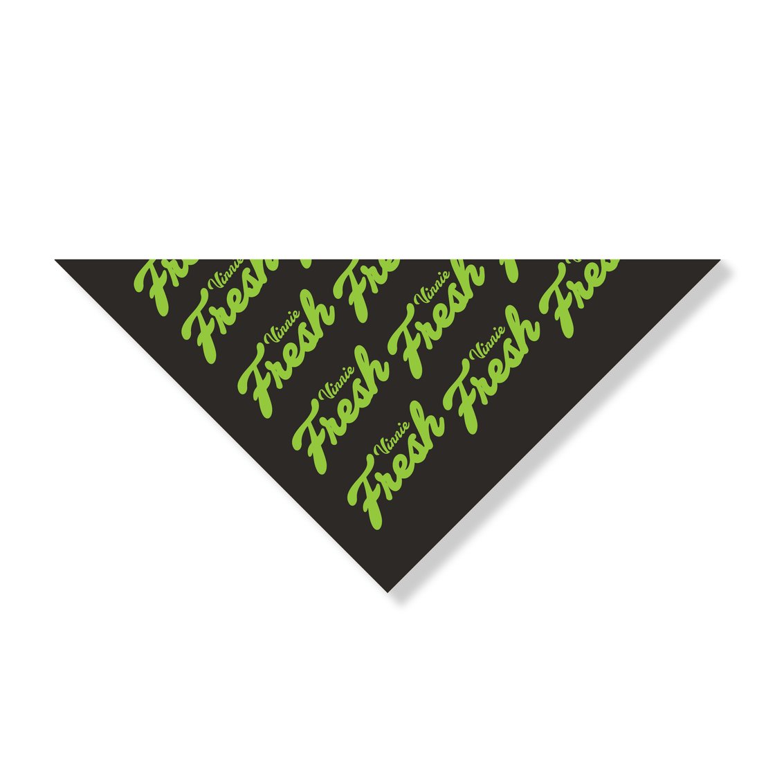 Image of Vinnie Fresh Bandana - Green & Black