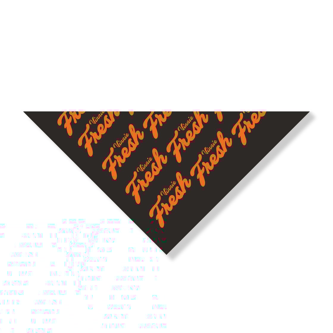 Image of Vinnie Fresh Bandana - Orange & Black