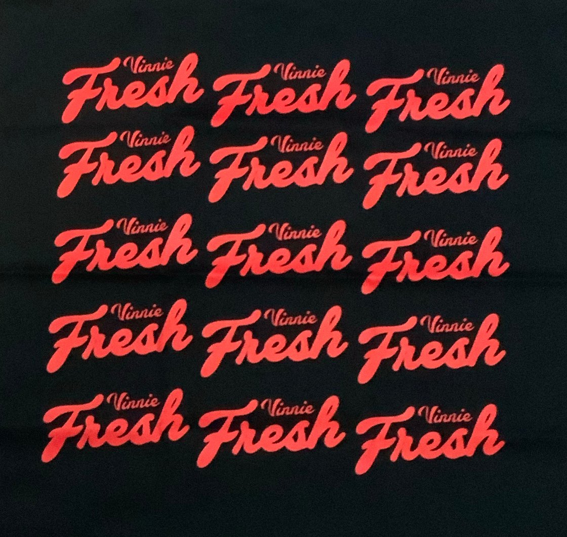 Image of Vinnie Fresh OG Bandana - Red & Black