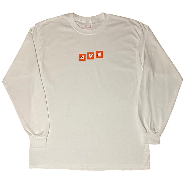 'Square' Long Sleeve White