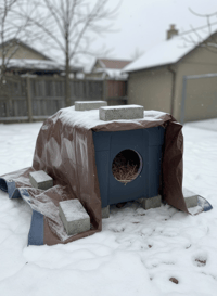 Image 14 of "Purricane Vault" Rapid Insulated Self-Warming Outdoor Cat Shelter