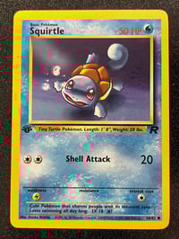 Image 1 of Squirtle - Team Rocket 1st Edition - Moderately Played