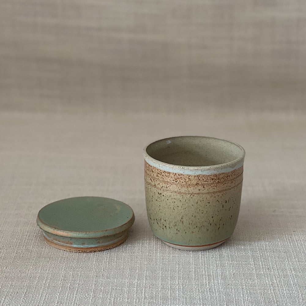 Image of MISTY GREEN SOURDOUGH STARTER POT