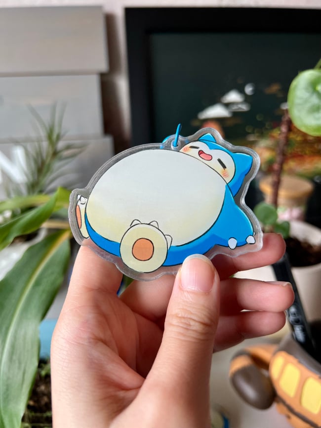 Sleepy Pokemon Shaker Charm