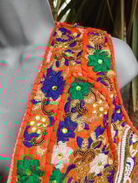 Image 2 of Mykonos Jewelled Waistcoat -Orange 6-8 uk